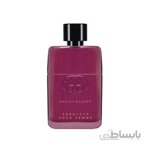او د پرفیوم زنانه گوچی گلتی ابسولوت حجم 90 میلیلیتر ا Gucci Guilty Pour Femme Absolute EDP 90ml