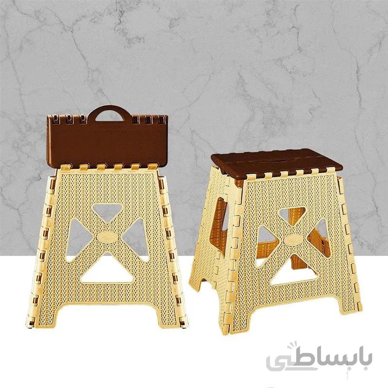 چهار پایه تاشو گلدیس 3 مدل 417 قهوه ای