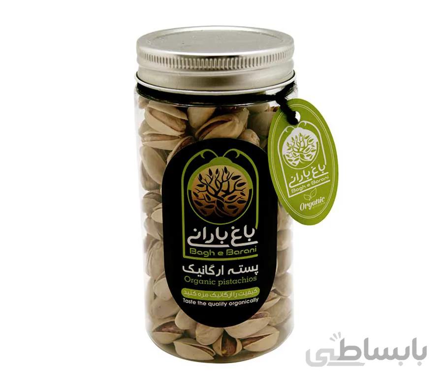 پسته ارگانيک باغ باراني خام مقدار 100 گرمي