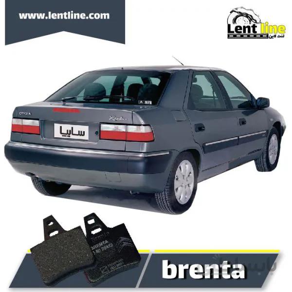 لنت ترمز عقب زانتیا 2000 برند brenta