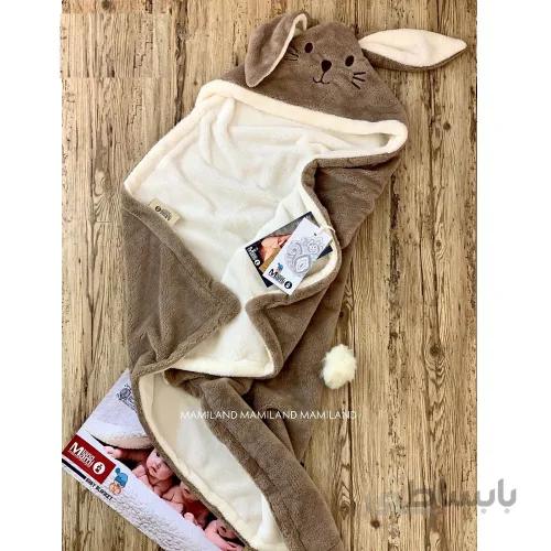 پتو دور پیچ کلاه دار خرگوشی Mamiland