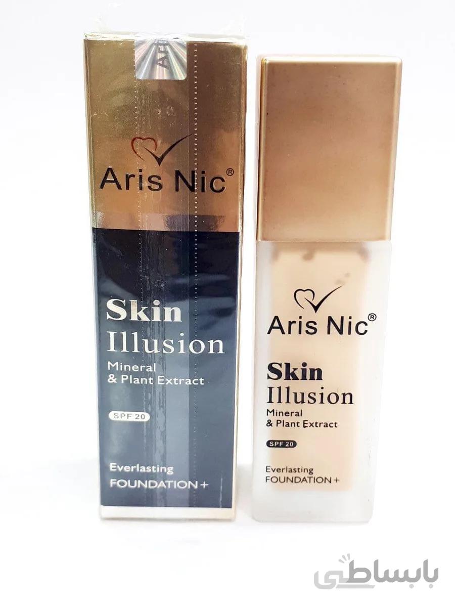 کرم پودر آریس نایس ARIS NIC SKIN ILLUSION
