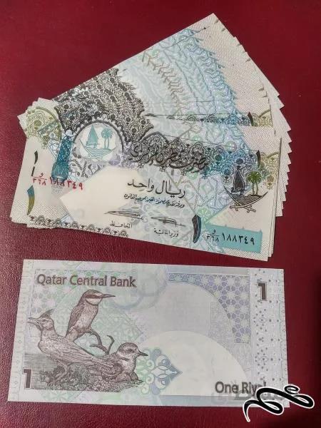 ۱۰ برگ ۱ ریال قطر بانکی و بسیار زیبا ویژه همکار