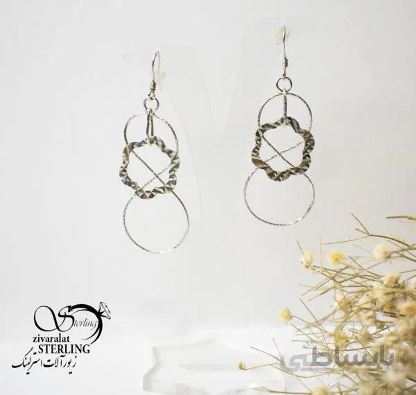 گوشواره نقره کد 180567