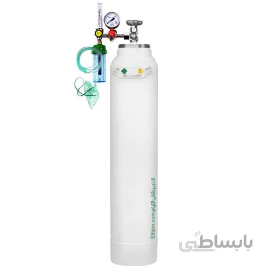کپسول اکسیژن 40 لیتری با مانومتر طبی