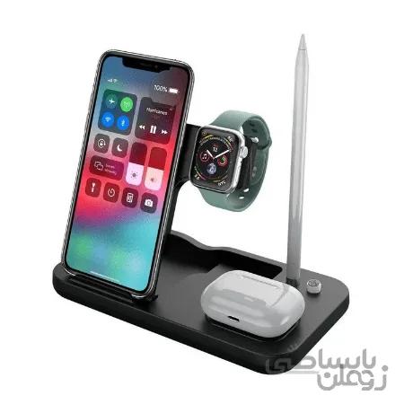 شارژر وایرلس چند کاره مدل ow 01 4in1