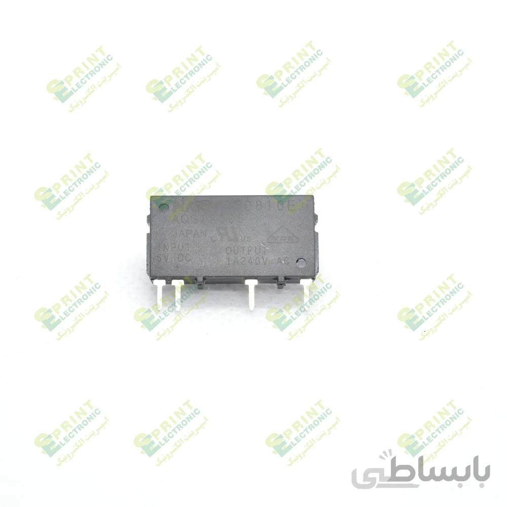 رله الکترونیکی SSR روبردی 4 پایه تک فاز 1 آمپر DC/AC کد 762048