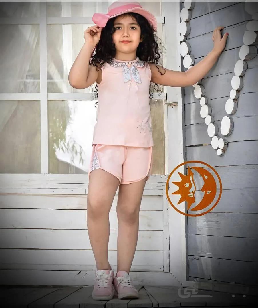 ✅بلوزشلوارک پولکی