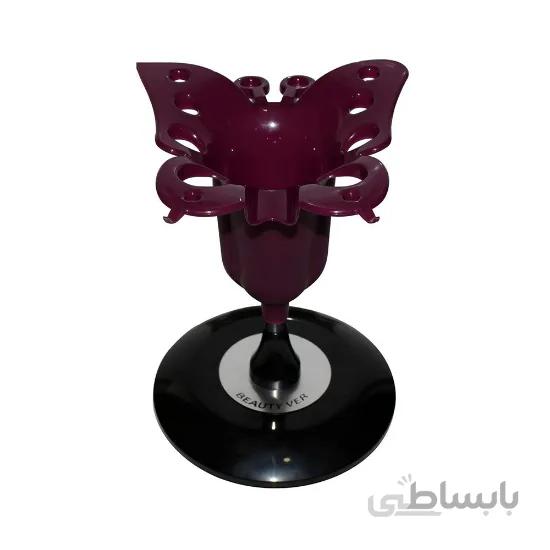 پایه سشوار رومیزی بیوتی ور مدل پروانه رنگ بنفش