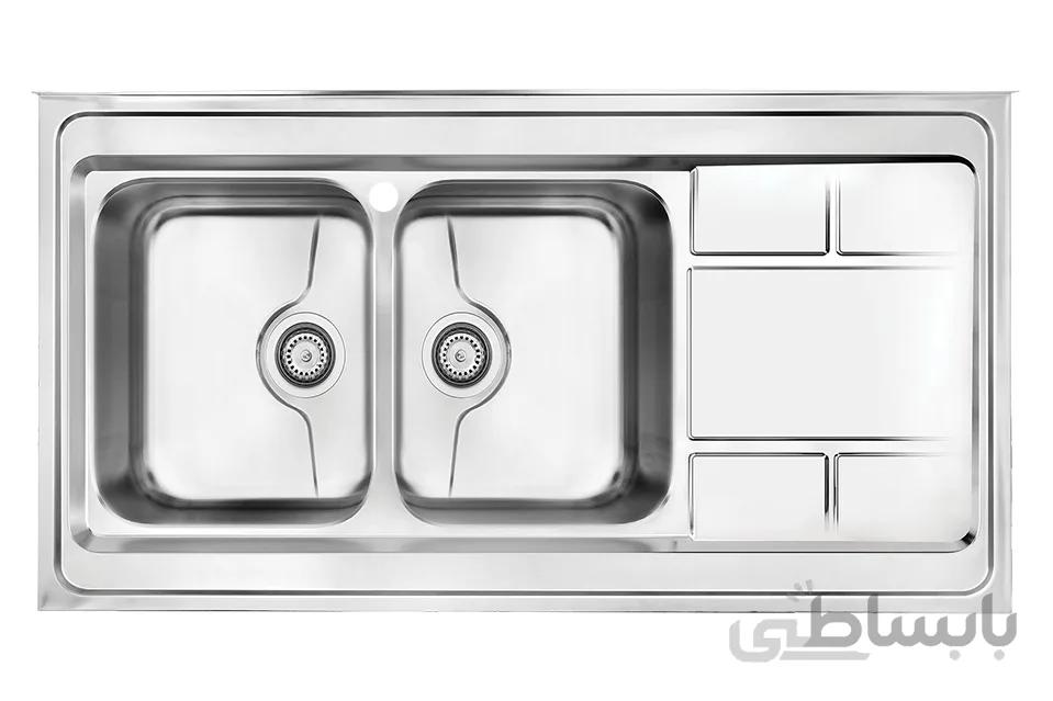 سینک ظرفشویی روکار کد P-9052 کن ا P-9052