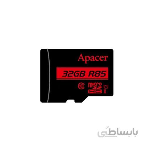 کارت حافظه micro SDHC اپیسر استاندارد UHS-I ظرفیت 32 گیگابایت کلاس 10 با آداپتور ا Apacer micro SDHC 32GB UHS-I Class10 With Adapter