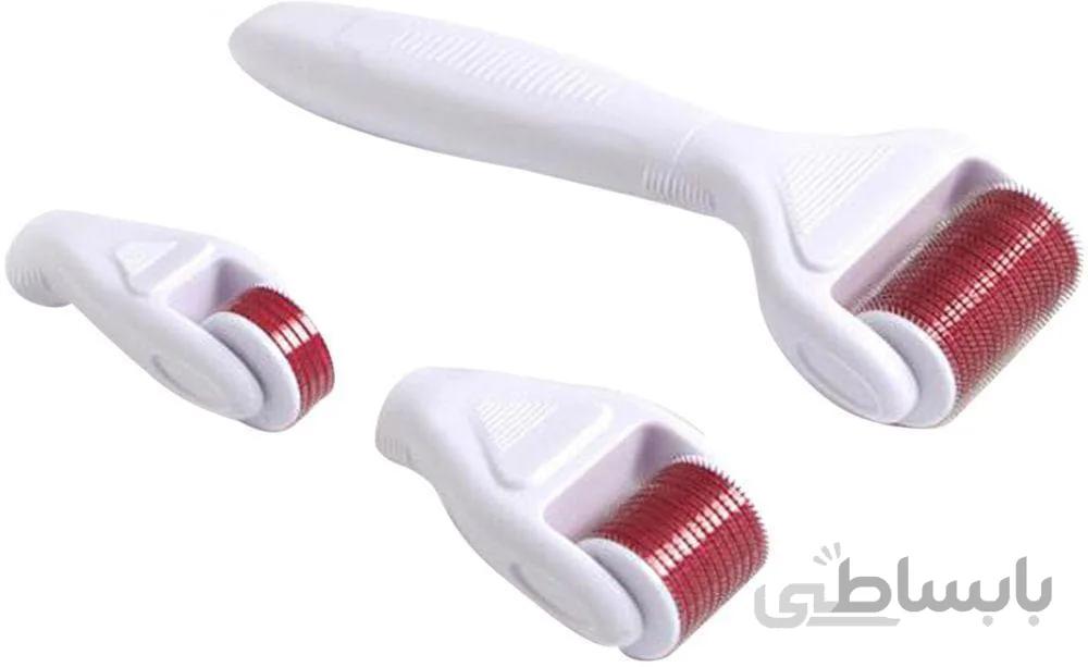درمارولر سه در یک تیتانیومی derma roller 3in1