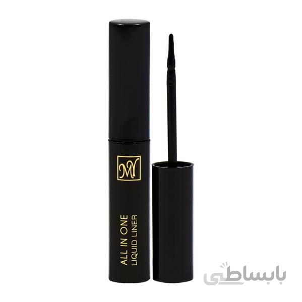 خط چشم مایع مای سری Black Diamond مدل All In One ا My Black Diamond All In One Liquid Eye Liner