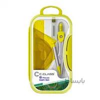 ست خط کش و پرگار اتودی 8 تکه سی کلاس کد 313 C.CLASS Math Set