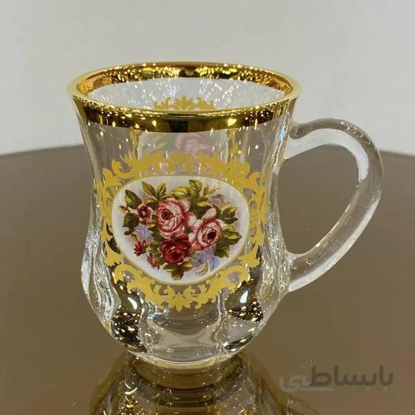 فنجان چای خوری طرح رز