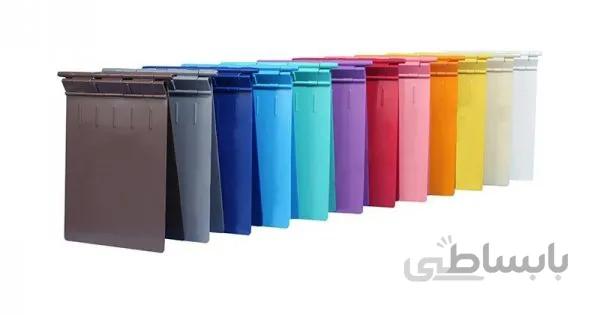 چارت دو برگ فایبر گلاس رنگی