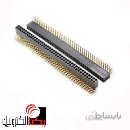 پین هدر مادگی رایت 40*2 پین 2.00 میلیمتر