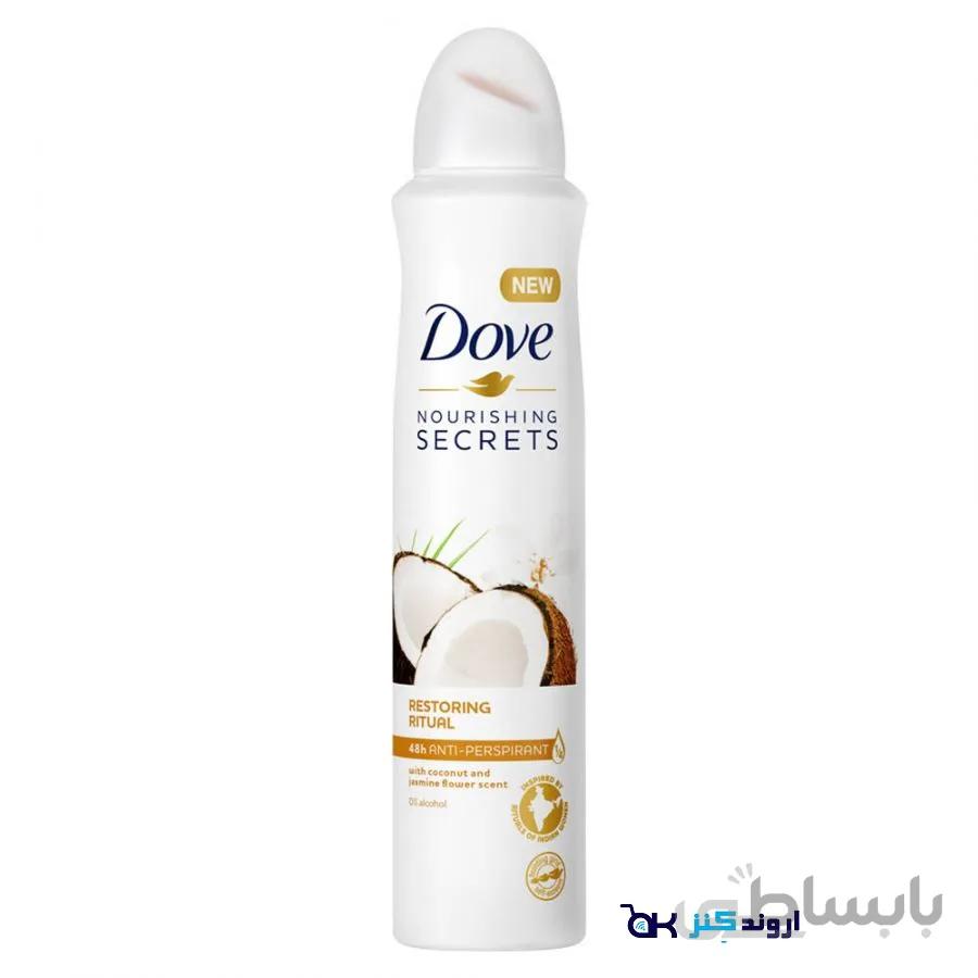 اسپری ضد تعریق زنانه داو Dove مدل Secrets Restoring Ritual