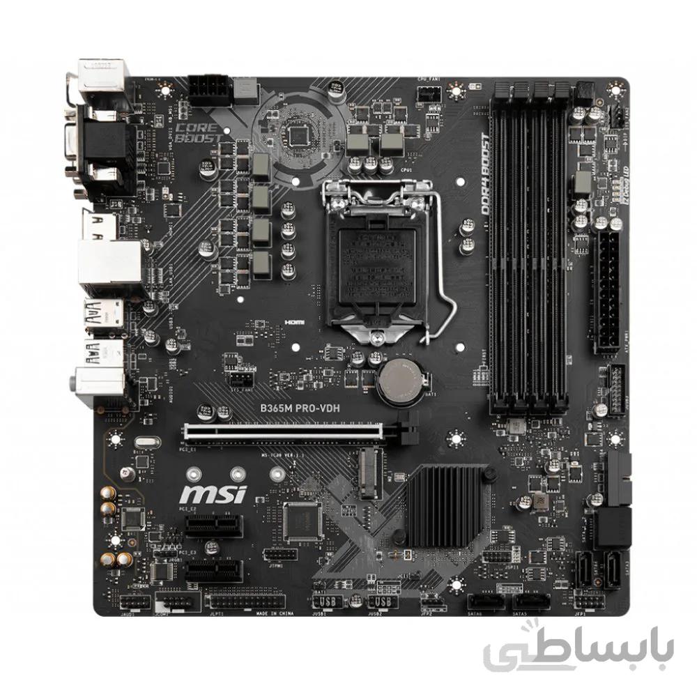 قیمت و خرید مادربرد ام اس آی مدل MSI MB B365M PRO-VDH ا MSI MB B365M PRO-VDH