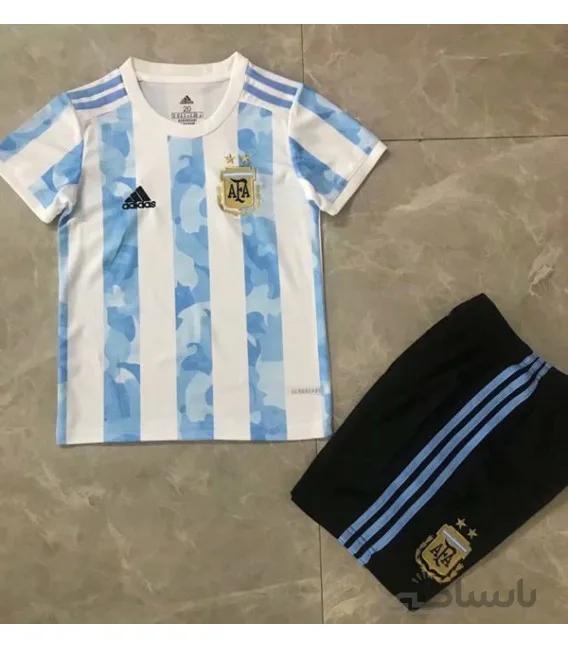 کیت پیراهن و شورت اول تیم ملی آرژانتین Argentina 2021-22 Home Kit Shirt & Short