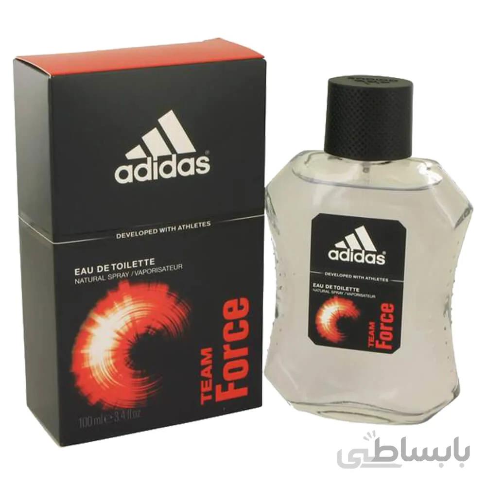ادو تویلت مردانه آدیداس مدل Team Force حجم 100 میلی لیتر ا Adidas Team Force Eau De Toilette For Men 100ml