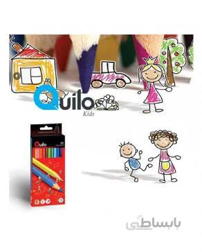 مداد رنگي 12 رنگ کوييلو کد 634003 ا Quilo 634003 12 Color Pencil