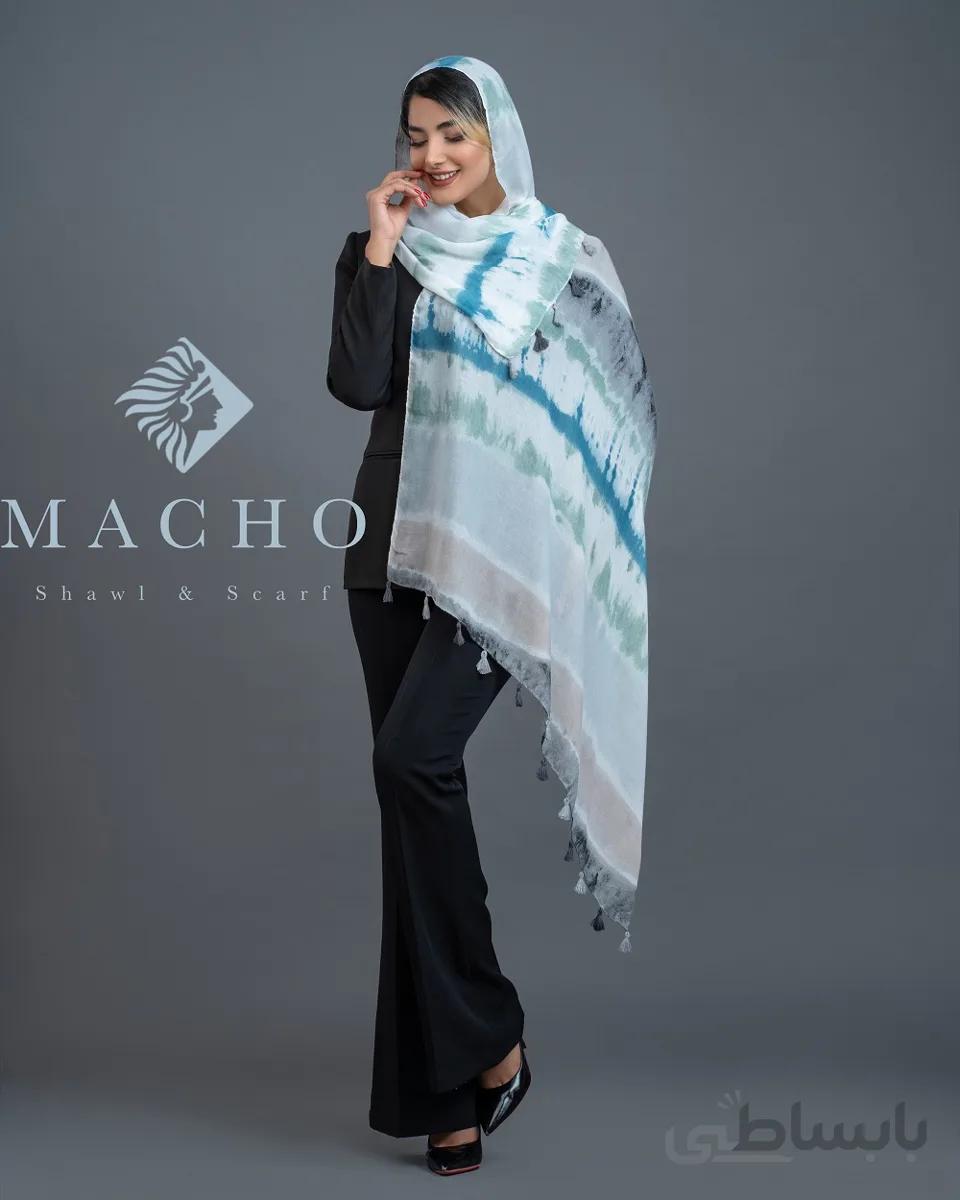 شال نخ پنبه وال ماچو 3028