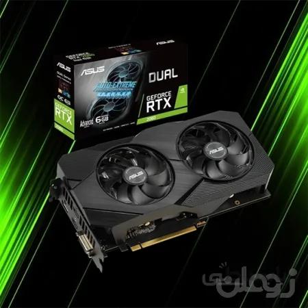 کارت گرافیک ایسوس DUAL RTX 2060 A6G EVO