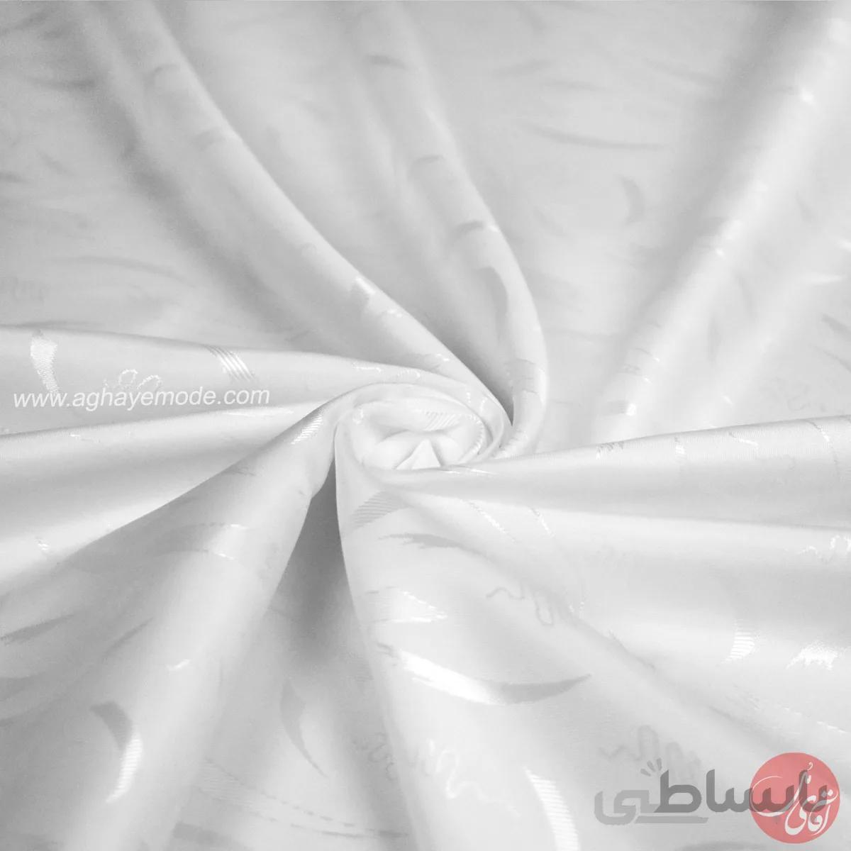 آستری طرح دار سفید کد 106