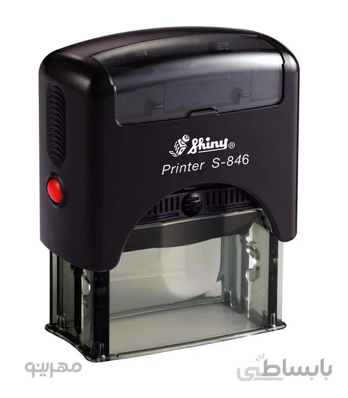 مهر ژلاتینی مستطیل Shiny S-846