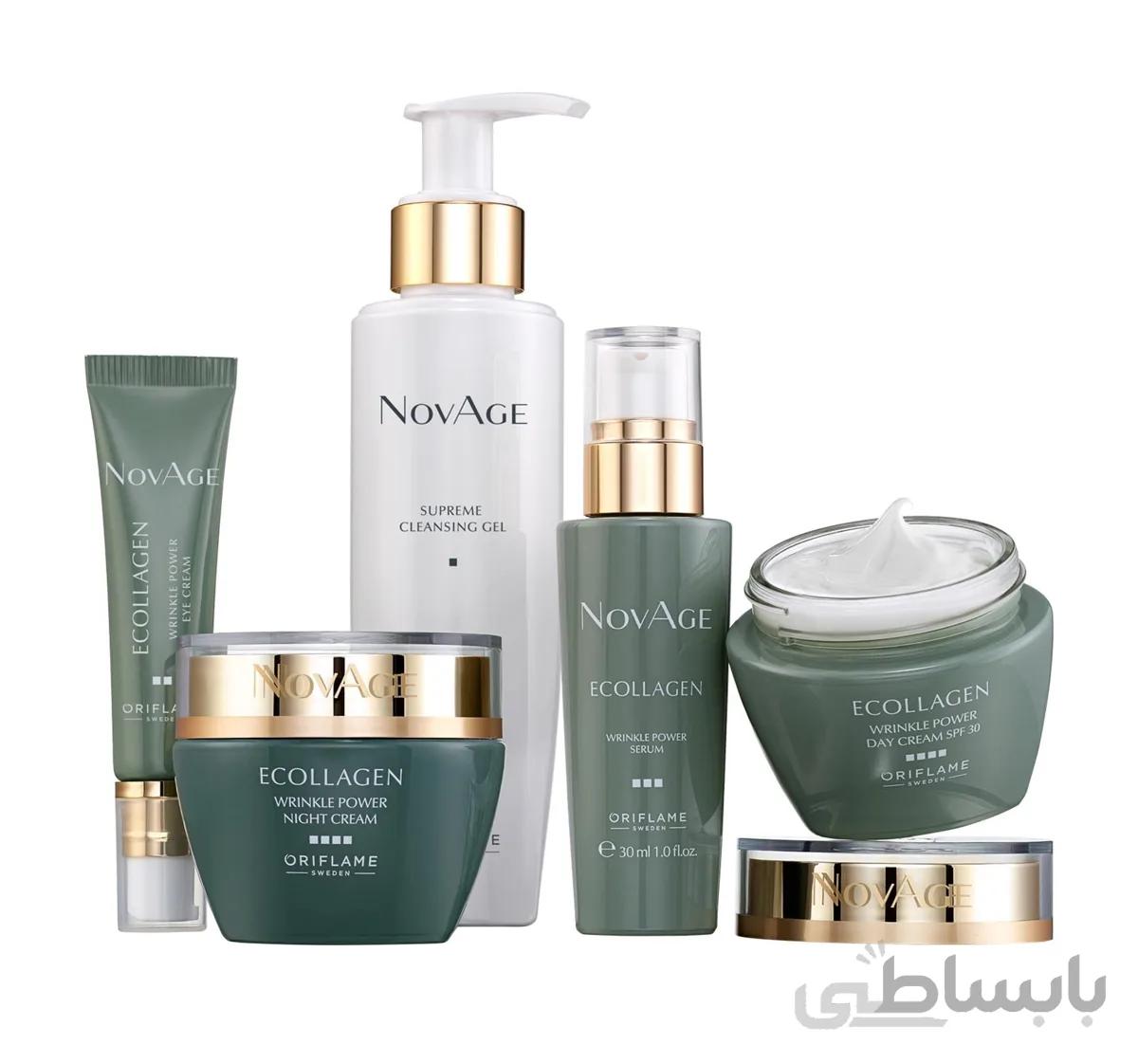 ست ضد چروک نوایج اکلاژن رینکل پاور اوریفلیم NovAge Ecollogen