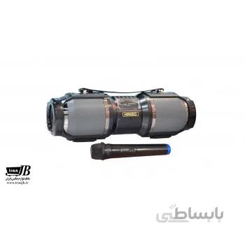 اسپیکر بلوتوث شارژی رم و فلش KIMISO T1S+میکروفن بیسیم