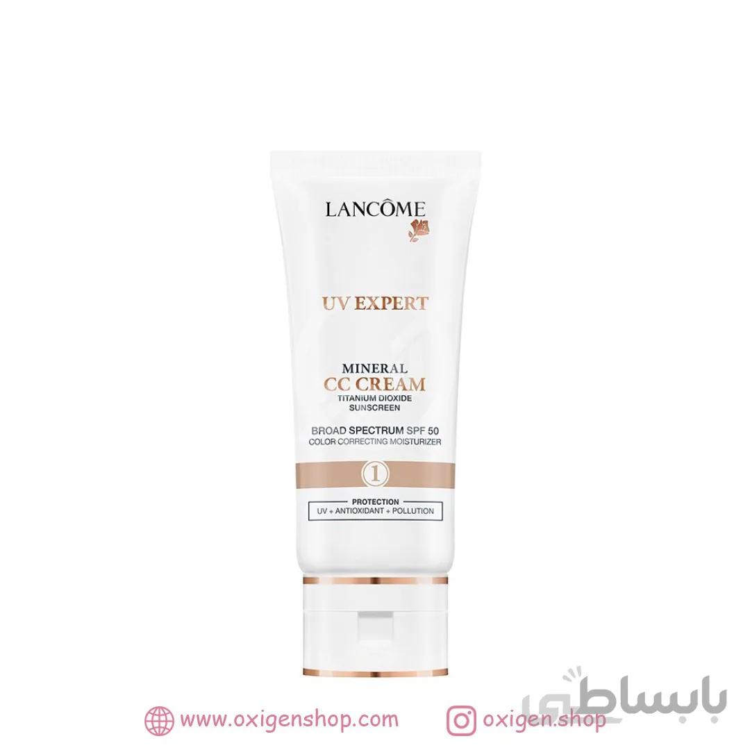 سی سی کرم چند کاره لانکوم ا Lancome UV Expert Mineral CC Cream SPF 50