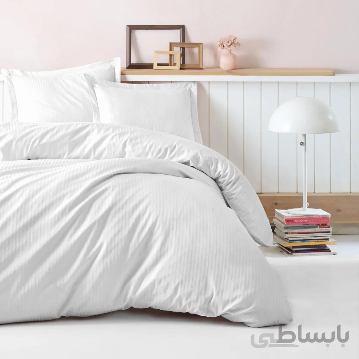 سرویس کاور ساتن کاتن باکس elegant دو نفره 4 تیکه کد 253862