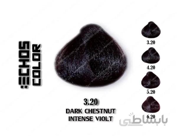 رنگ اچ اس لاین شرابی شدید تیره 3.20