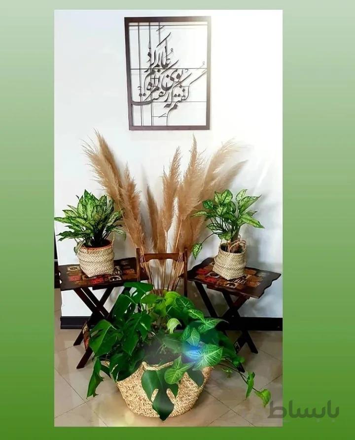 میز عسلی چوبی تاشو دوتایی کد ۱۰۲۴۳۳