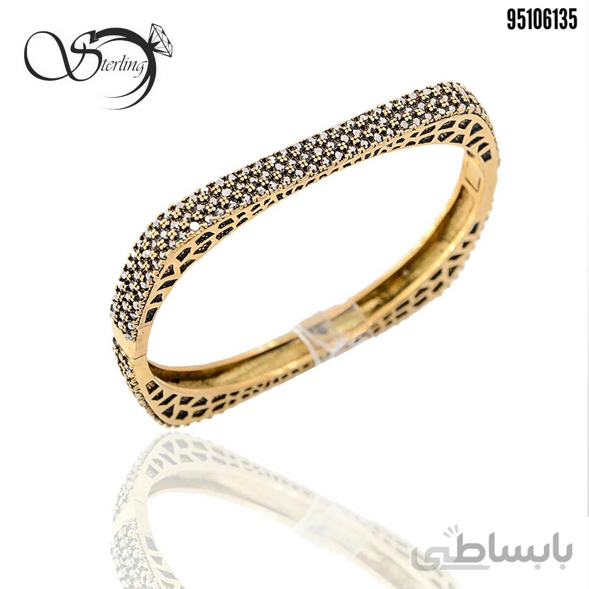 دستبند استیل زنانه کد:۲۲۱۱