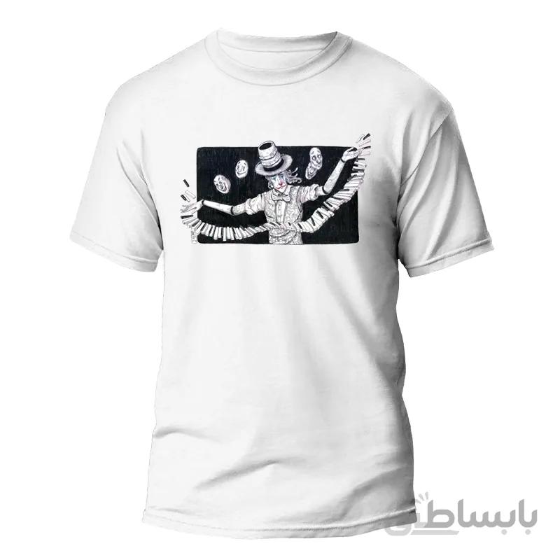 تیشرت طرح جوکر نوازنده musician joker