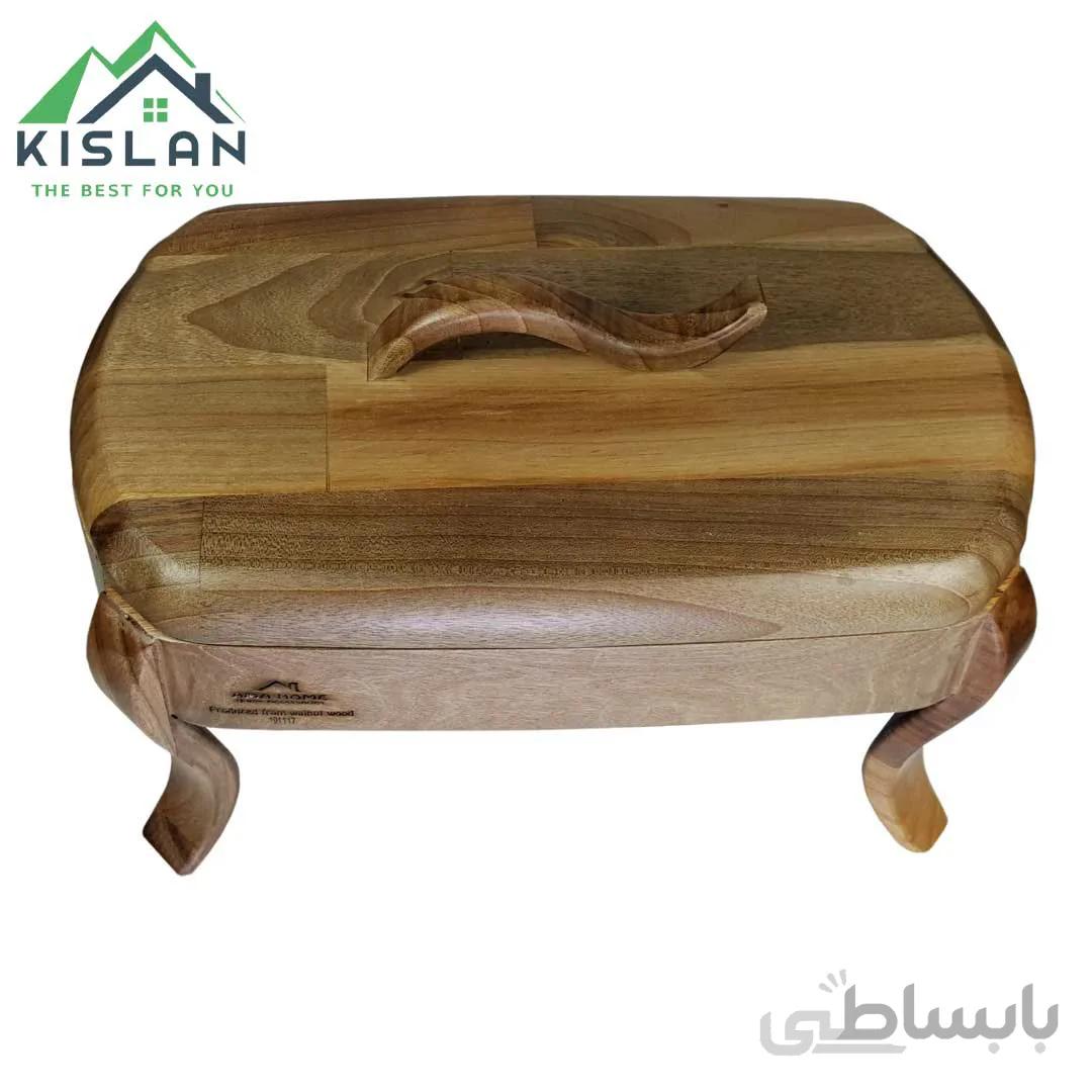 سوفله خوری بزرگ چوب گردو