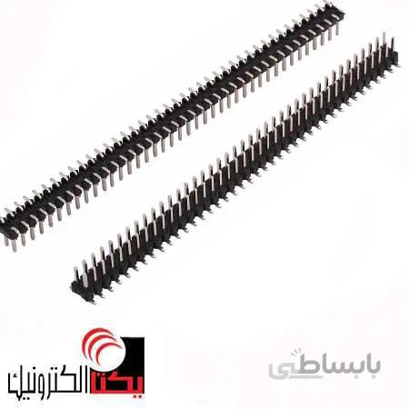 پین هدر نری صاف 40*2 پین 2.54 میلیمتر SMِD
