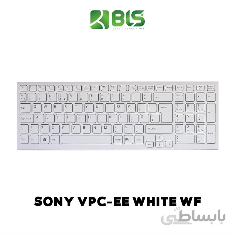 کیبورد لپ تاپ سونی VPC-EE سفید ا Sony VPC-EE WHITE WF laptop keyboard replacement