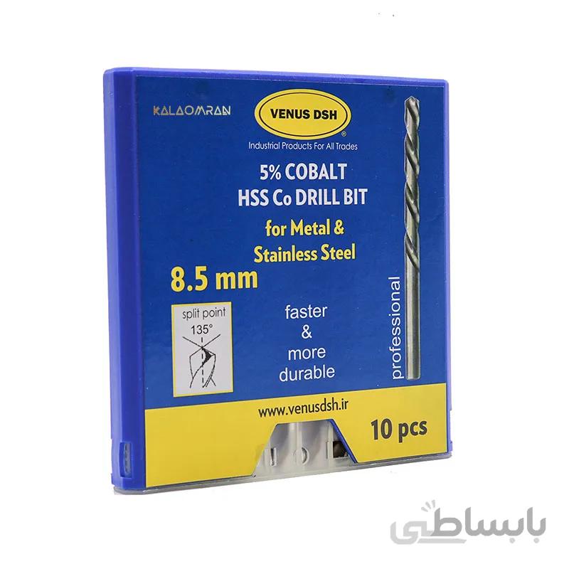 ست 10 عددی مته اهن سایز 8.5 میلی متر VENUS DSH