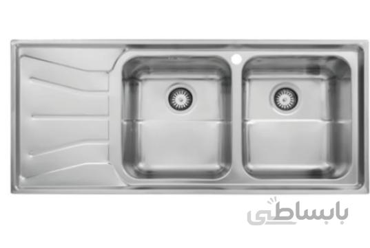 سینک توکار 737 استیل البرز ا 737