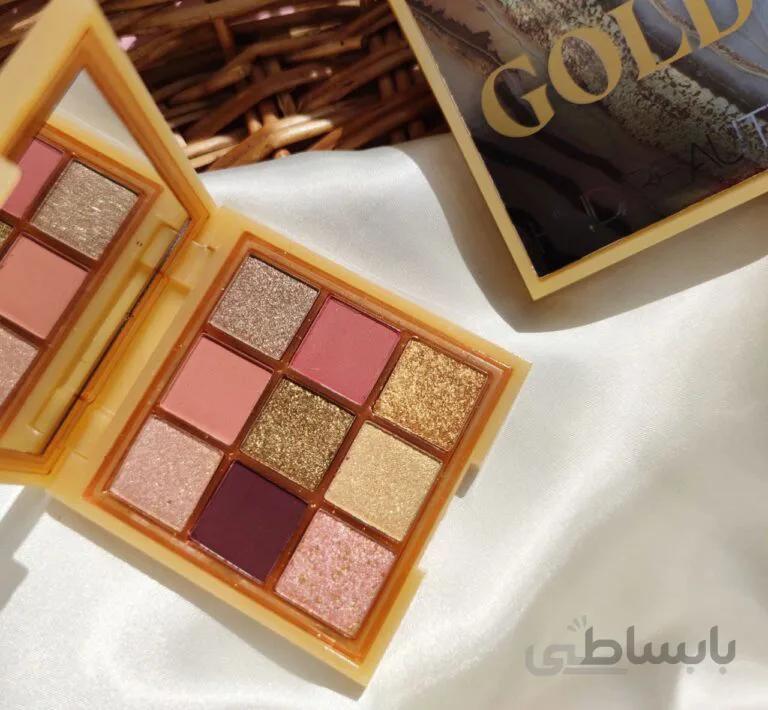 پالت سایه 9 رنگ هدی بیوتی Gold