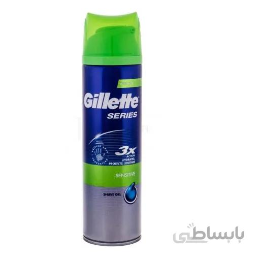 ژل اصلاح 3X ژیلت Sensitive ا Gillette Series 3X Sensitive Shaving Gel