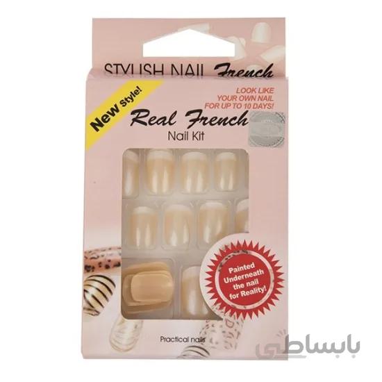 ناخن مصنوعی تریتون سری Real French مدل NDN 1518 5529