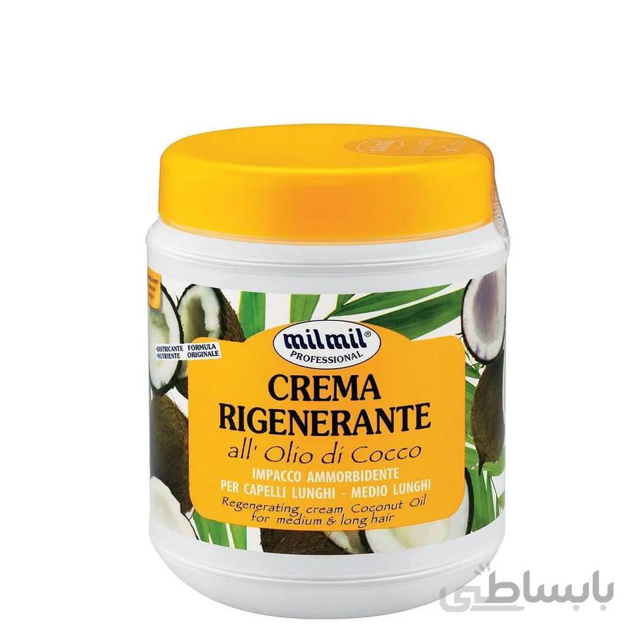 ماسک موی مرطوب کننده میل میل حاوی روغن نارگیل milmil