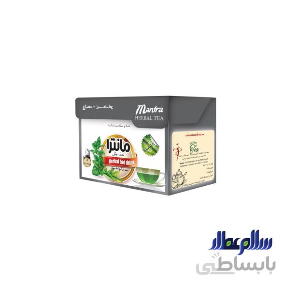 دمنوش چای سبز و نعنا مانترا