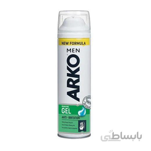 ژل اصلاح آرکو برای پوست های حساس مدل Anti Irritation حجم ۲۰۰ میلی