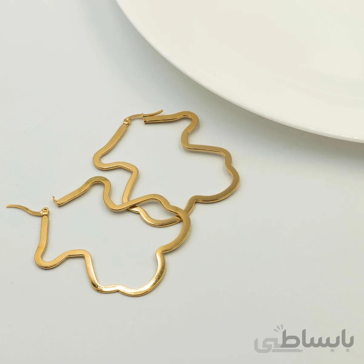 گوشواره استیل نامتقارن E3